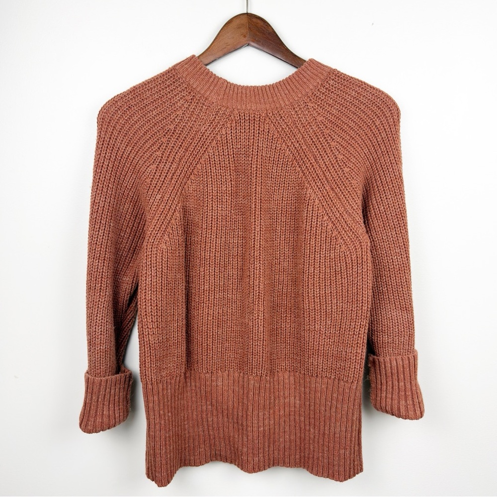 Universal Thread Sweater Knit Crew Neck Rust - Picture 5 of 6
